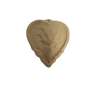 Vintage Brown bag cookie art mold bouquet of tulips